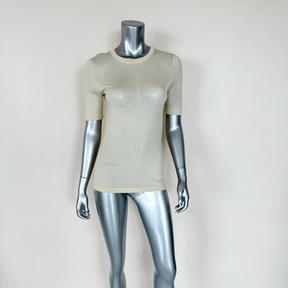 Gabriela Hearst women cashmere/silk beige top size S Retail 580$ - Picture 3 of 8